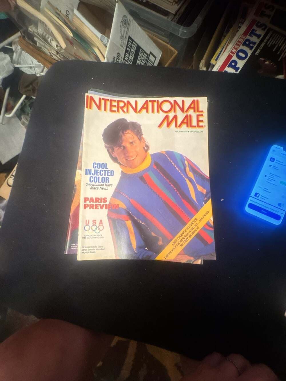 International Male Catalog Holiday 1988 Vintage Mens Fashion Magazine